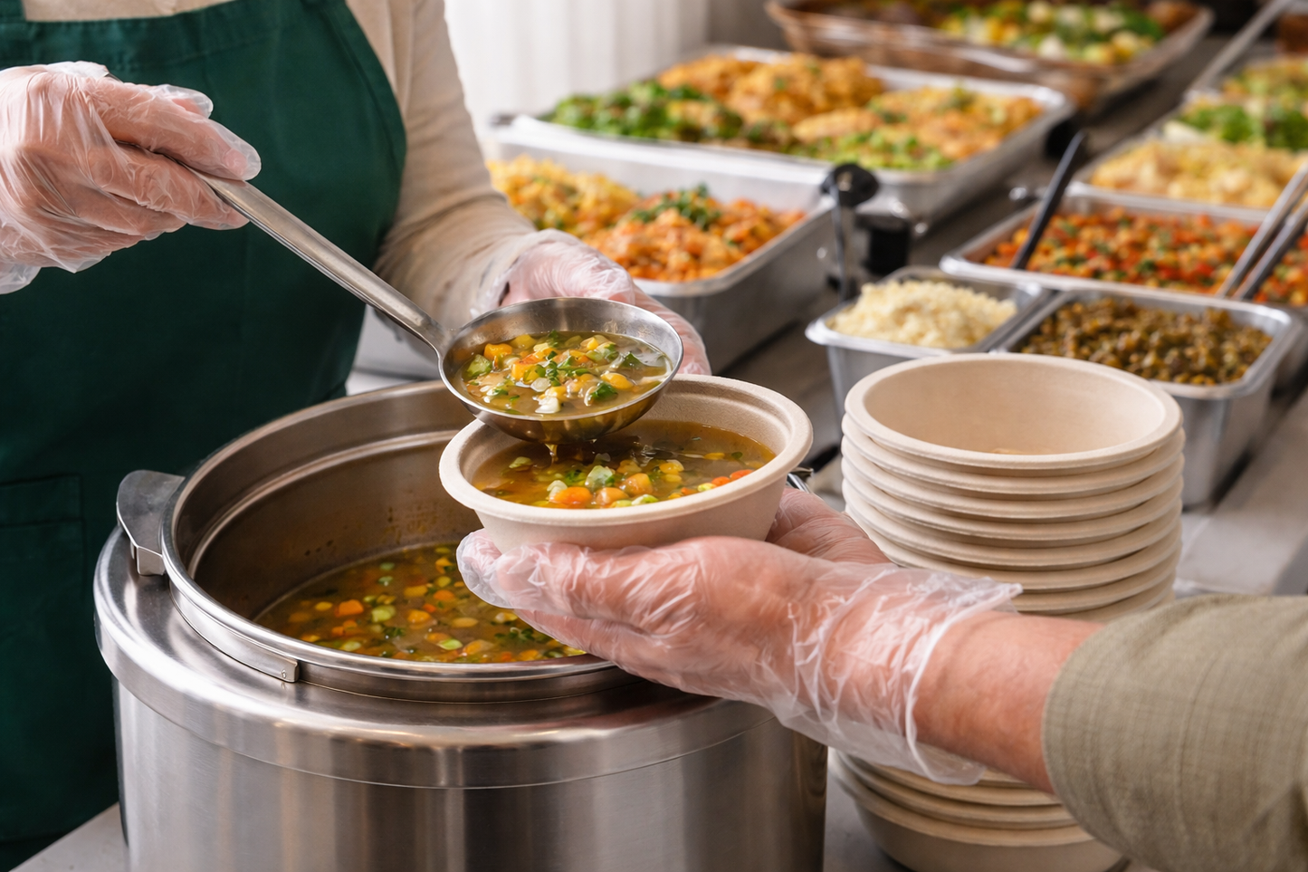 6oz Bagasse Bowls – Compostable Eco Food Containers