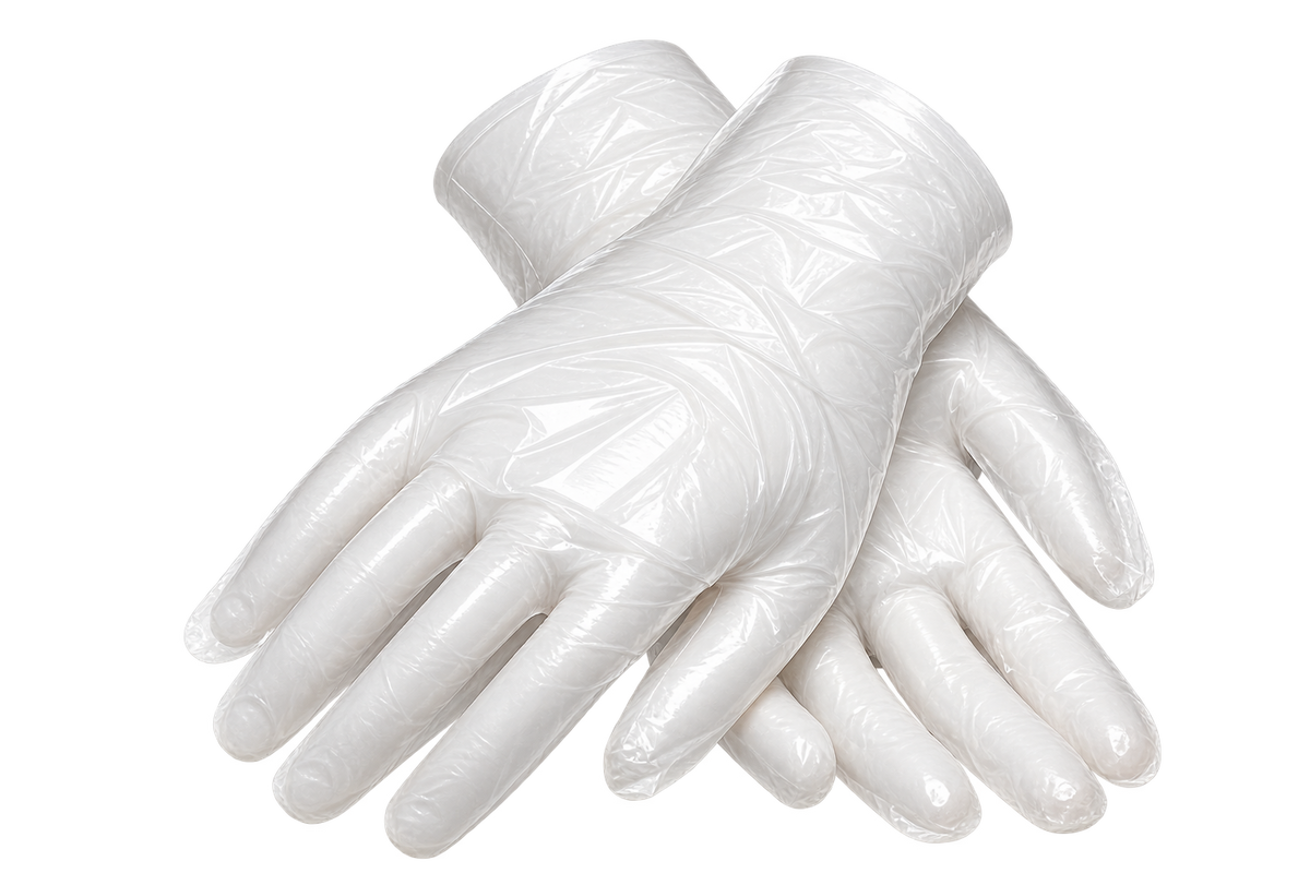 Polythene Gloves Boxed Size M - Pack of 100