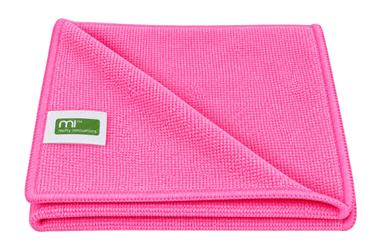Mulberry Woven Microfibre Cloths Red - Pack of 5
