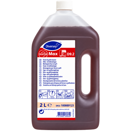 Suma Max D9.2 Grill & Oven Cleaner 2L