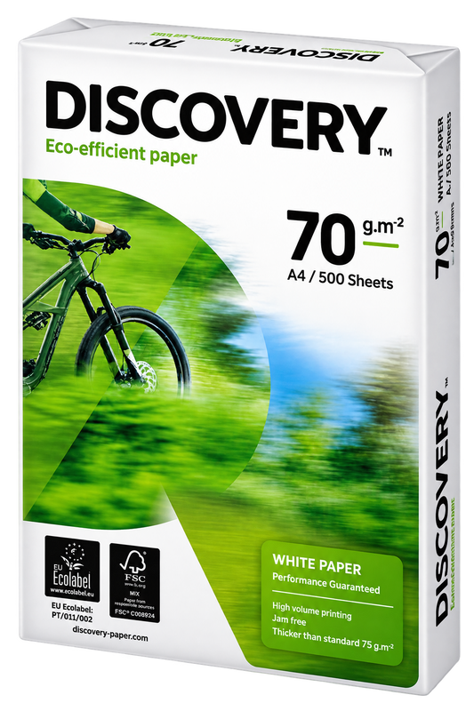 Discovery Paper A4 70 gsm White - Box of 5 Reams (2500 Sheets)