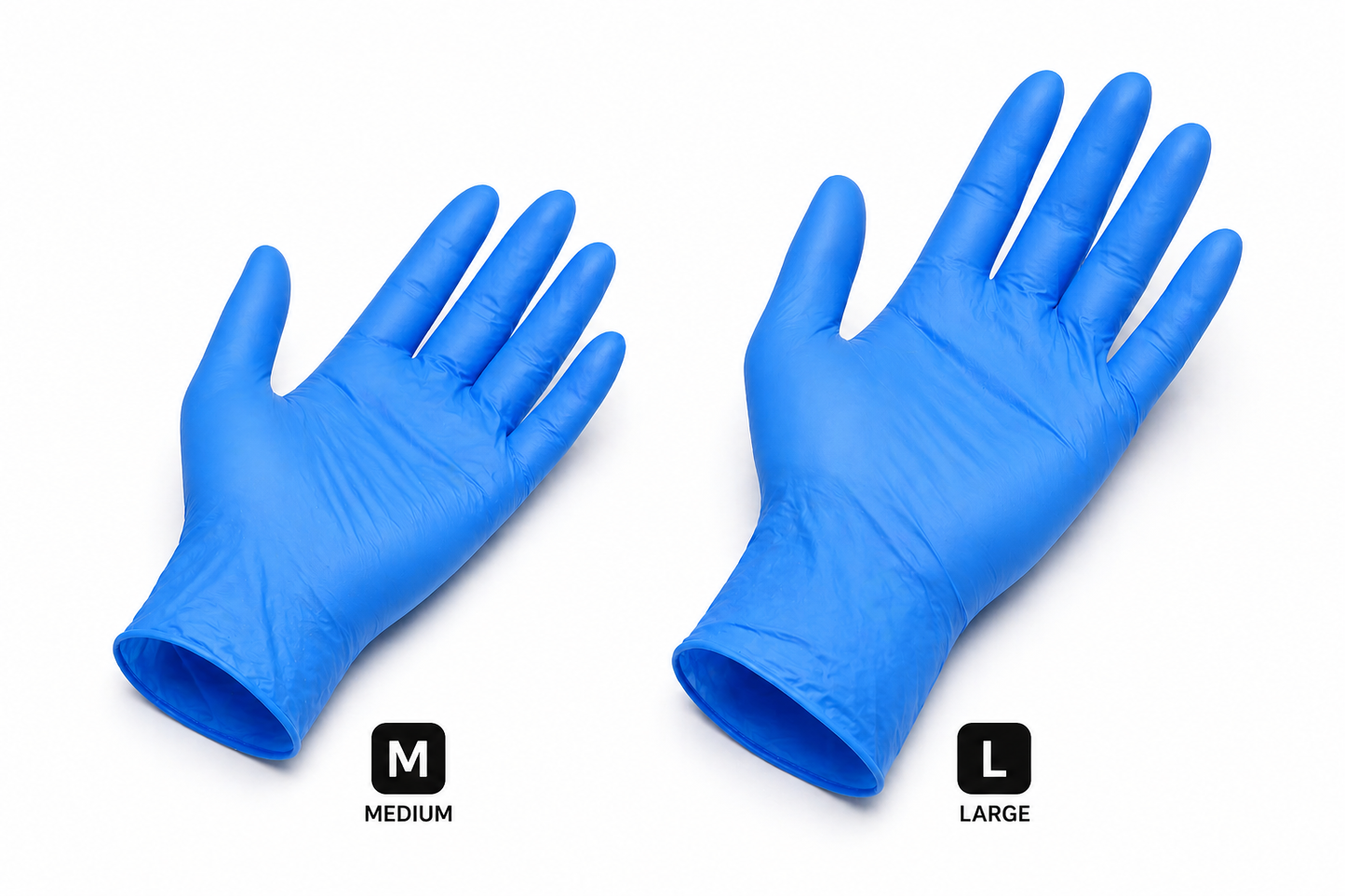 Blue Nitrile Disposable Gloves – Powder-Free | Strong, Flexible & Reliable Protection