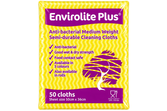 Yellow Envirolite Plus Cloth Large - Pack of 50