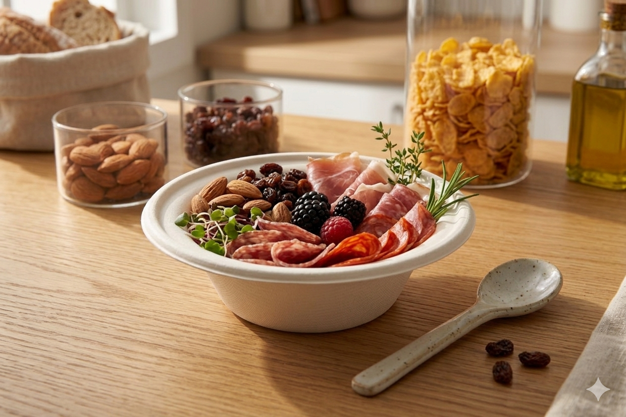 12oz Bagasse Bowls – Compostable Food Containers | Bulk Pack