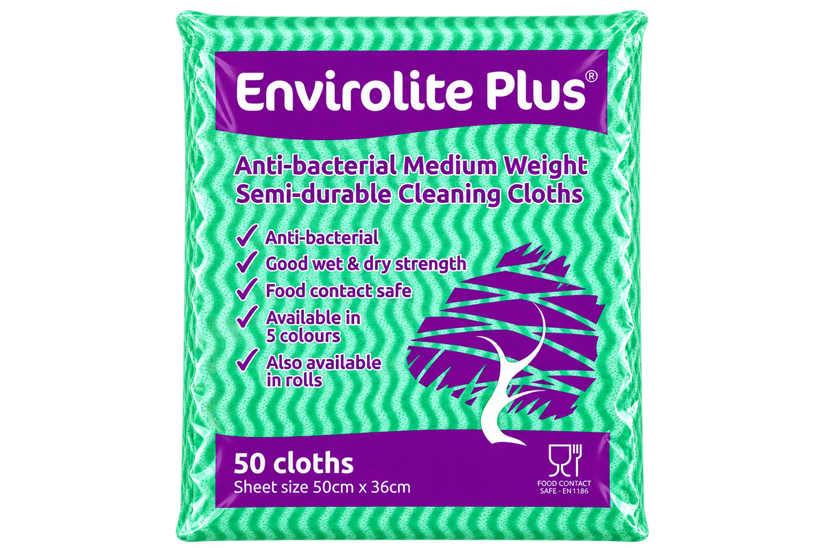 Green Envirolite Plus Cloth Large - Pack of 50