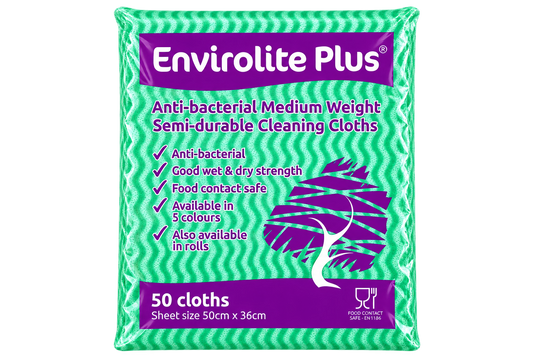 Green Envirolite Plus Cloth Large - Pack of 50