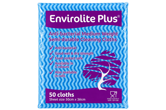 Blue Envirolite Plus Cloth Large - Pack of 50